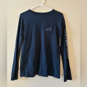 Vineyard Vines Dark Blue Long Sleeve Tee